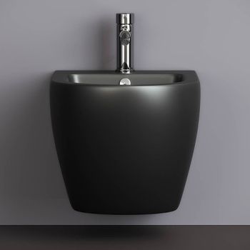 Биде Ceramicanova Metropol CN4003MB подвесное Черное — фото 21, Биде подвесные