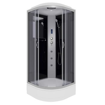 Душевая кабина Niagara Classic NG-3501-14F (90х90х215) средний поддон(26см),стекло тонированное,4 ме — фото 1, Душевые кабины