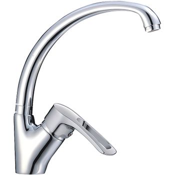 Смеситель для кухни Haiba HB4166 Хром — фото 1, Смесители для кухни