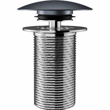 Донный клапан Creavit SF030.BSM click-clack Базальт — фото 1, Донные клапаны