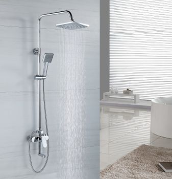 Душевая система Bond B01-9400 Хром — фото 10, Душевые стойки