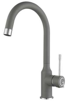 Rivelato Смеситель для кухни Garda U-обр. D-35мм grigio metallizzato cromo арт. — фото 1, Смесители для кухни