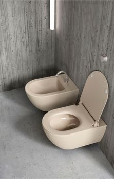 Унитаз GSI Pura 881508 подвесной Creta opaco без сиденья — фото 6, Подвесные унитазы