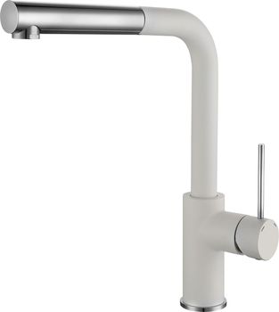 Товар: Rivelato Смеситель для кухни Albano Г-обр.с выдвижной лейкой D-35мм brina cromo арт. - фото 1 Rivelato Смеситель для кухни Albano Г-обр.с выдвижной лейкой D-35мм brina cromo арт. — фото 1, Смесители для кухни