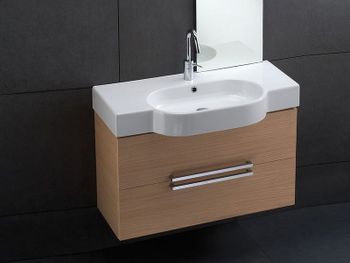 Раковина Hatria Area 91 YXA001 Белая — фото 3, Раковины подвесные