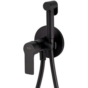 Гигиенический душ со смесителем Remer Energy EY65WNO Черный матовый — фото 1, Гигиенические души