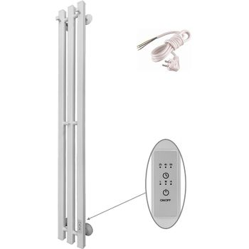 Электрический полотенцесушитель Маргроид Inaro профильный 1200x120 Inaro3v-12012-1081-9016R правый Б — фото 1, Электрические полотенцесушители