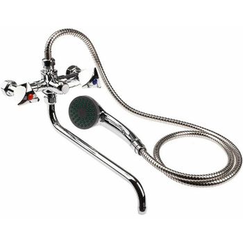 Смеситель для ванны Сантаком 276108с универсальный Хром — фото 1, Смеситель для ванны