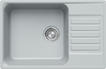 Кухонная мойка QUARTZBOND BOND-740 (Платина) — фото 1, Кухонные мойки