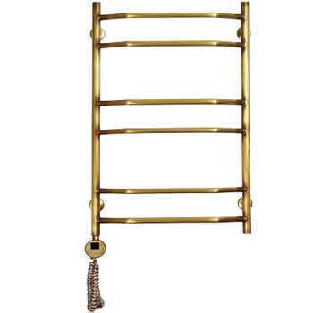 Электрический полотенцесушитель Domoterm Лаура П6 500x800 АБР EL Античная бронза — фото 1, Электрические полотенцесушители