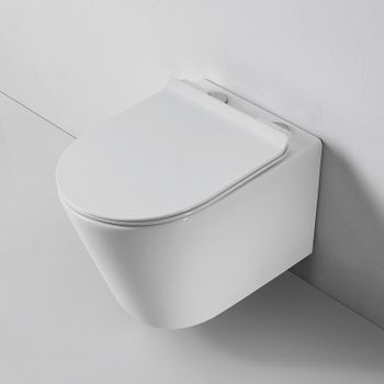 Унитаз Bond F03-10 подвесной Белый с сиденьем Микролифт — фото 9, Подвесные унитазы