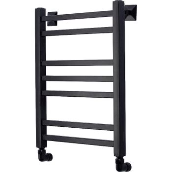 Водяной полотенцесушитель Comfysan Pioli-K W-6 60x40 014162 Черный матовый — фото 1, Водяные полотенцесушители