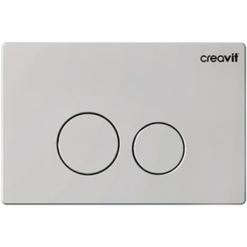 Клавиша смыва Creavit Terra GP9002.07 Холодный серый матовый — фото 1, Кнопки смыва