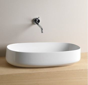 Раковина-чаша Artceram Cognac 68 COL005 05 00 Белая матовая — фото 2, Раковины накладные