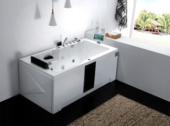 Акриловая ванна Gemy 171x86 G9066 II O R с гидромассажем — фото 6, Акриловые ванны