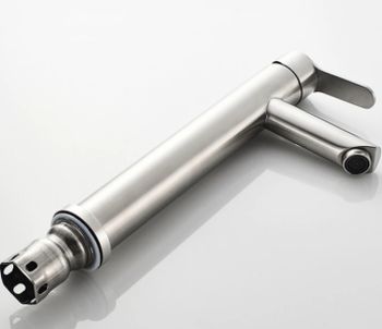 Смеситель для раковины Accoona H103 A91103 Нержавеющая сталь — фото 2, Смесители для раковины