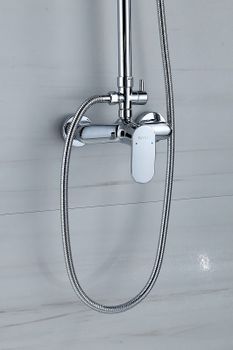 Душевая система Bond B01-8400 Хром — фото 6, Душевые стойки