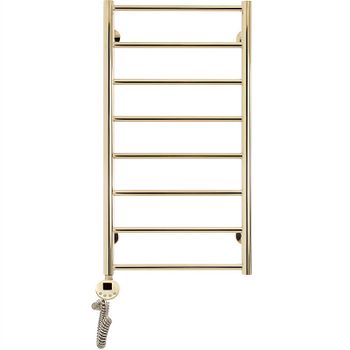 Электрический полотенцесушитель Domoterm Медея П8 400x800 EL Золото — фото 1, Электрические полотенцесушители