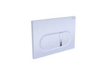 KDI-0000042 (016A) Панель смыва Белая (клавиши прямоугольные) — фото 1, Кнопки смыва