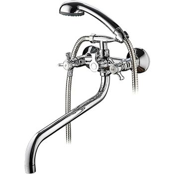 Смеситель для ванны Ledeme H11 2611L универсальный Хром — фото 1, Смеситель для ванны