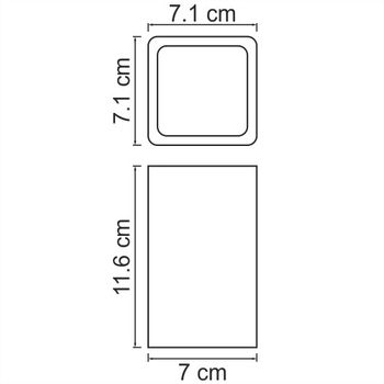 Oder K-9628 Стакан для зубных щеток — фото 5, Аксессуары для раковины
