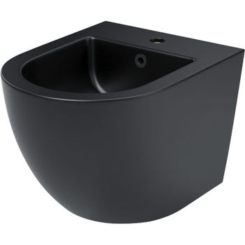 Биде Iddis Blanco BLARB02i82 подвесное Черное матовое — фото 1, Биде подвесные