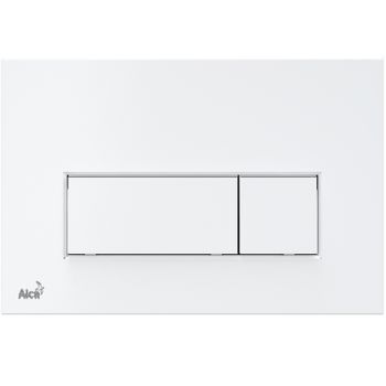 Клавиша смыва Alcaplast Thin M570 Белая — фото 1, Кнопки смыва