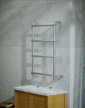 Электрический полотенцесушитель Margaroli Sole 542-4 BOX 5423704CRNB Хром — фото 5, Электрические полотенцесушители