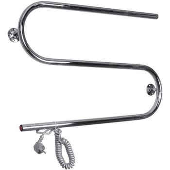 Электрический полотенцесушитель Domoterm S-образный DMT 112 42x70 EK L Хром — фото 4, Электрические полотенцесушители