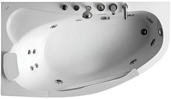 Акриловая ванна Gemy 171х99 G9046 II B L с гидромассажем — фото 4, Акриловые ванны