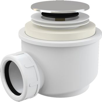 Сифон для душевого поддона Alcaplast A466-50 Хром — фото 1, Сифоны для поддонов