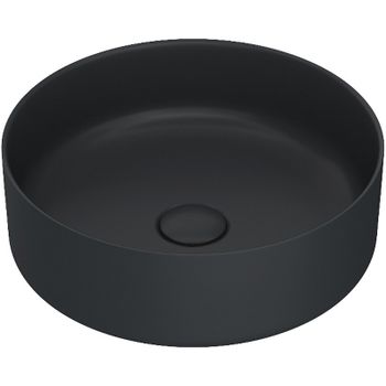 Раковина-чаша Iddis Ray 35.5 RAYBM03i27 Черная матовая — фото 1, Раковины накладные