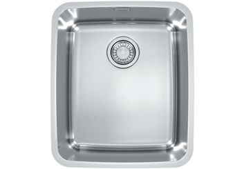 Мойка для кухни LUNO 40 SAT 90 FI 480X400 в комплекте с сифоном 1130550, — фото 1, Кухонные мойки