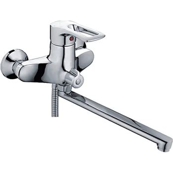 Смеситель для ванны Ledeme H02-B 2202B-25L универсальный Хром — фото 1, Смеситель для ванны