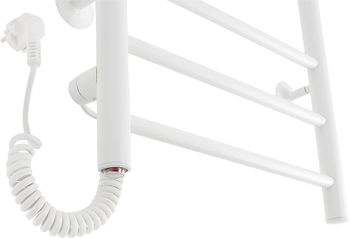 Электрический полотенцесушитель Domoterm Классик DMT 109-6 50x80 EK L Белый матовый — фото 2, Электрические полотенцесушители