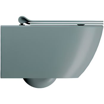 Унитаз GSI Pura 881504 подвесной Agave opaco без сиденья — фото 6, Подвесные унитазы