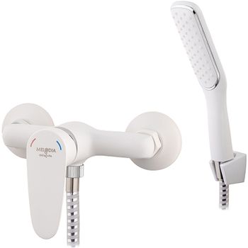 Смеситель для душа Melodia della vita Moderno MDV35150wt Белый — фото 1, Смеситель для душа