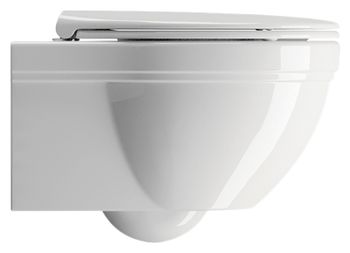 Унитаз GSI Classic 55 871211 белый глянцевый — фото 3, Подвесные унитазы