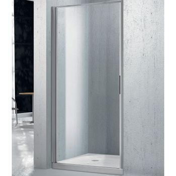 Душевая дверь BelBagno Sela 90 SELA-B-1-90-C-Cr профиль Хром стекло прозрачное — фото 1, Распашные душевые двери