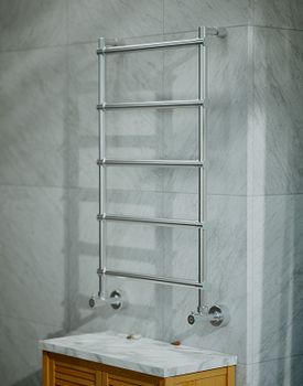 Водяной полотенцесушитель Margaroli Sole 442-5 4424705CRN Хром — фото 3, Водяные полотенцесушители