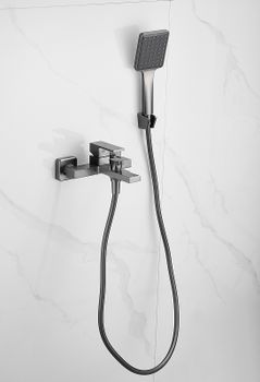 Смеситель для ванны Belz B613-3 B60613-3 Вороненая сталь — фото 3, Смеситель для ванны