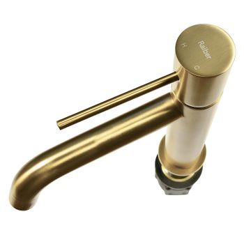 Смеситель для раковины Raiber Graceful RPG-001 Золото матовое — фото 2, Смесители для раковины