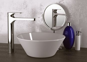 Смеситель для раковины Remer Class Line L10LXL Хром — фото 2, Смесители для раковины