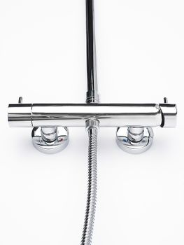 Душевая система AQUAme AQM8001CR Хром — фото 5, Душевые стойки