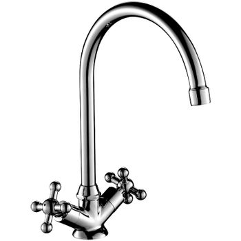 Смеситель для кухни Rossinka G02-72 Хром — фото 1, Смесители для кухни