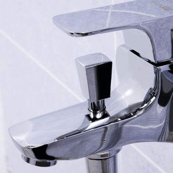 Salm 2701 Смеситель для ванны с коротким изливом — фото 8, Смеситель для ванны