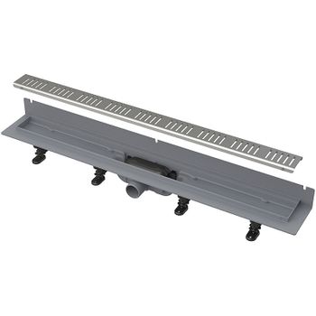 Душевой лоток Alcaplast Wall APZ30-850M с решеткой Хром — фото 1, Душевые лотки