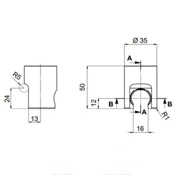 Держатель ручного душа Remer 339SOM Хром — фото 2, Держатели для душа