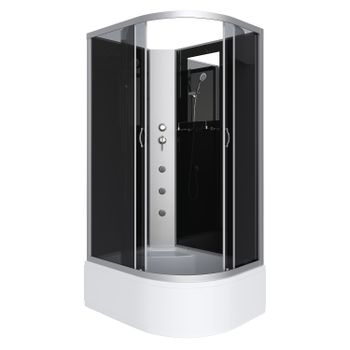 Душевая кабина Niagara Classic NG-2510-14LBKG (120х80х200) высокий поддон(40см),стекло тонированное, — фото 2, Душевые кабины