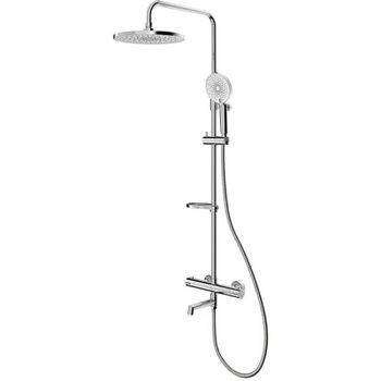 Душевая система Milardo Ideal Spa ILSSBTHM06 с термостатом Хром — фото 12, Душевые стойки